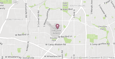 Red Bird Airport Map South Dallas