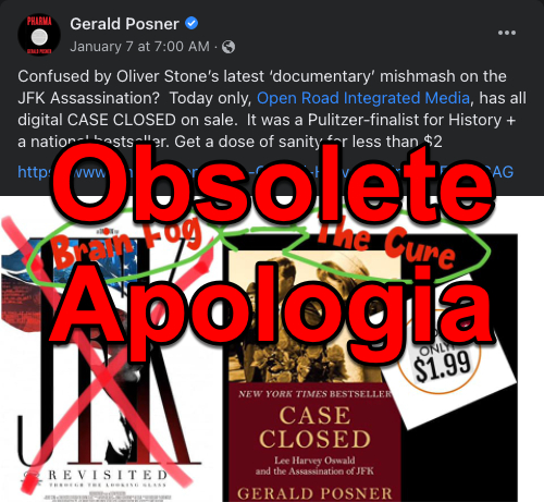 Gerald Posner vs Oliver Stone’s JFK Revisited
